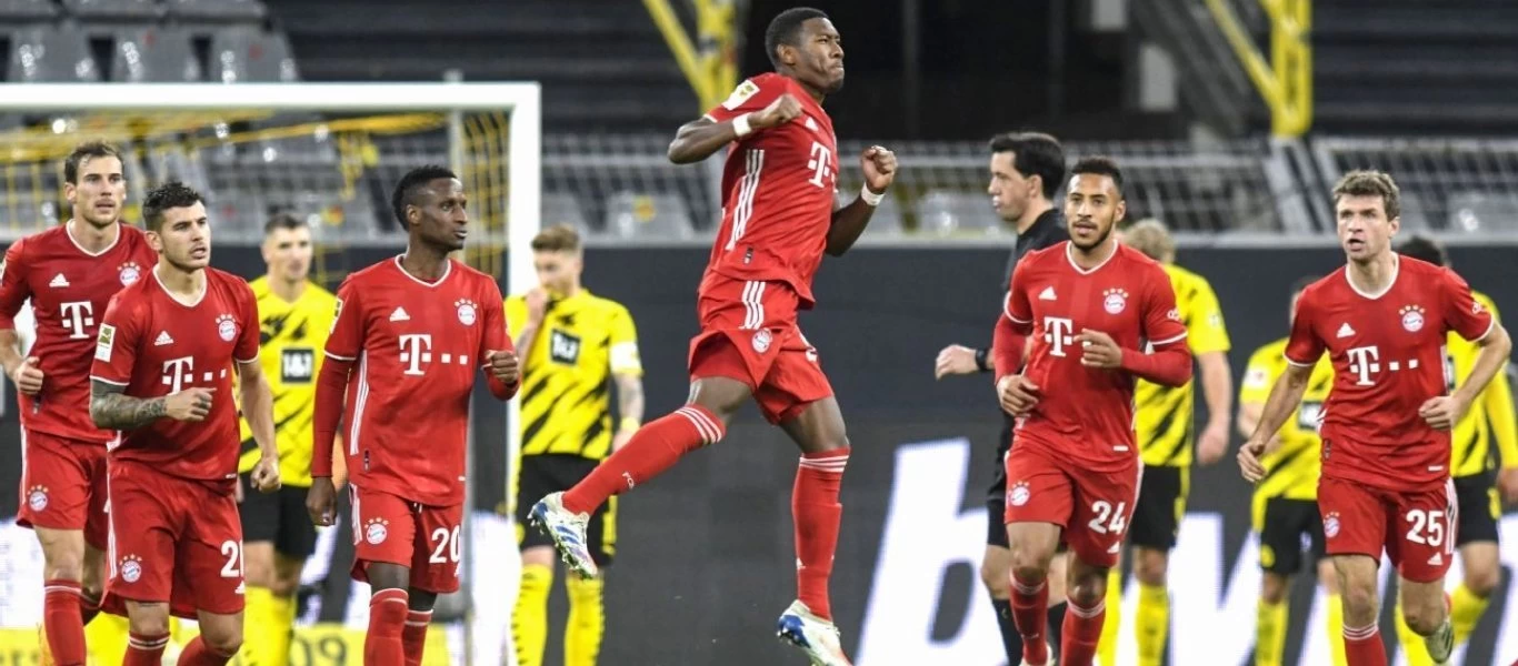 Κουμάντο στην Bundesliga κάνει η Μπάγερν - Ακόμα μία νίκη για τους Βαυαρούς (3-2) κόντρα στην Μπορούσια